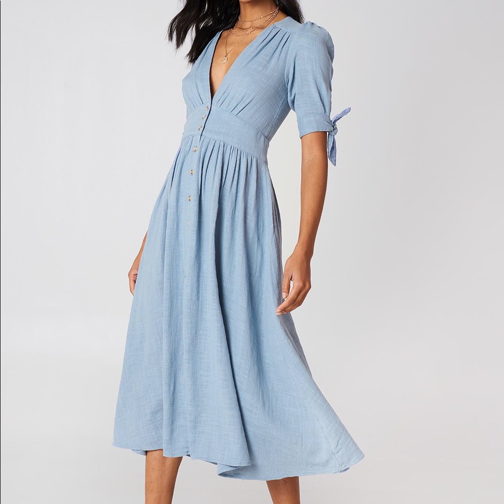SOLD 🌿 Free People Blue ‘Love of My Life’ Dress - Picture 15 of 16